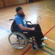 90s Era Wheelchair Badminton