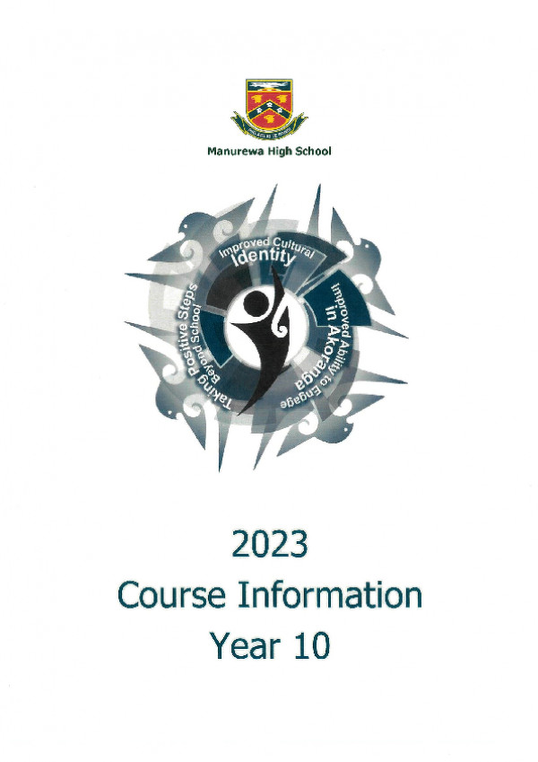 2023 Year 10 Course Booklet
