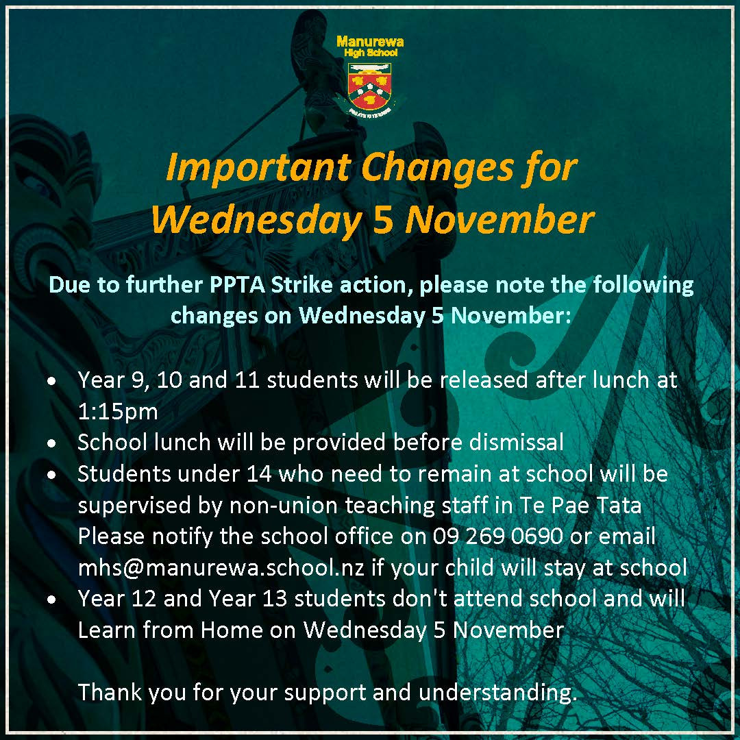 Early Finish 5 Nov 2025