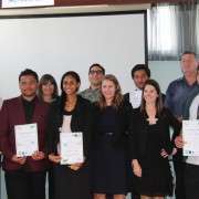 BP Business Challenge Alumni Judges and Winning Team