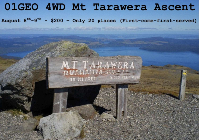 Tarawera 4WD Geography Trip